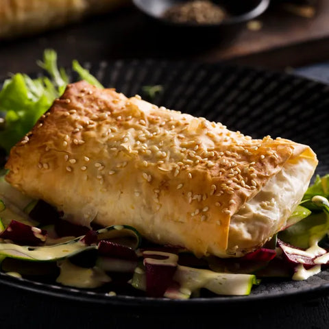 Creamy Chicken & Mushroom Gourmet Filo