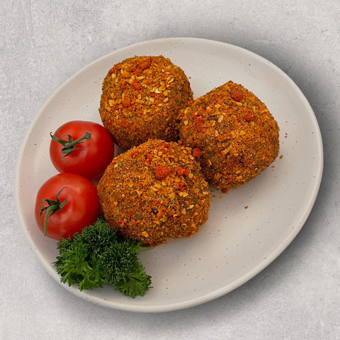 Beef Rissoles: Bacon, Tomato & Onion